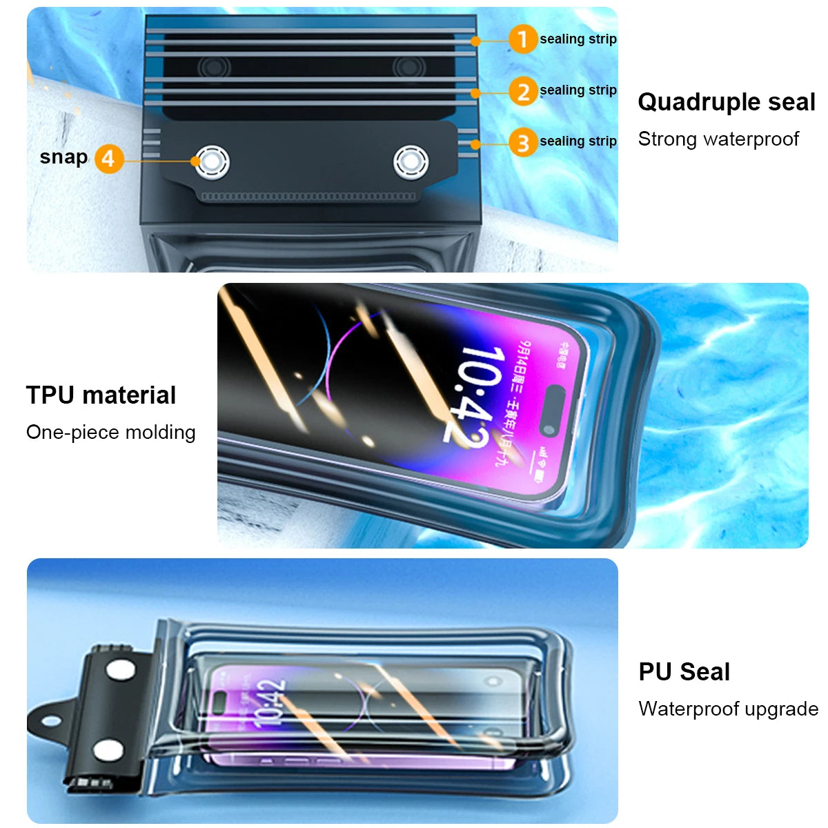 Etui étanche pour téléphone