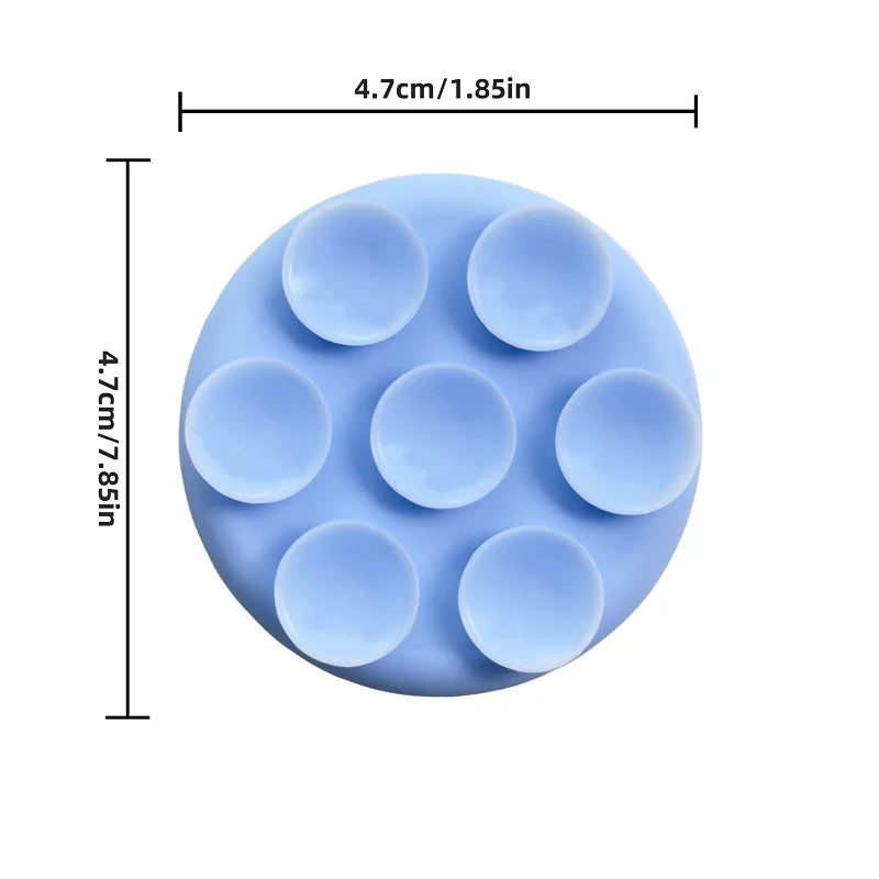 Support ventouse adhésive ronde en silicone pour téléphone portable Griptok
