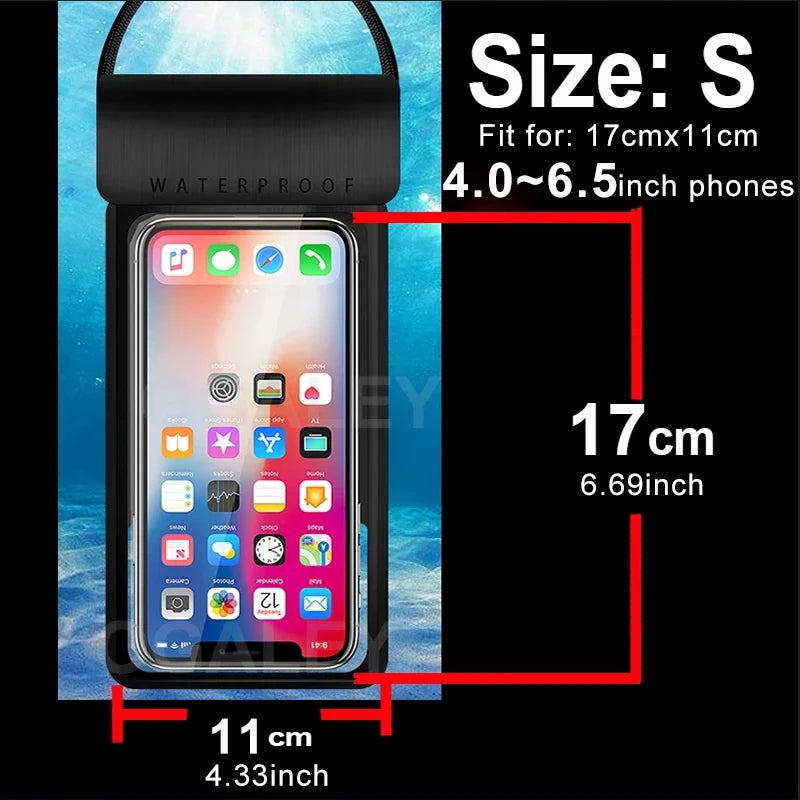 pochette universelle étanche pour téléphone