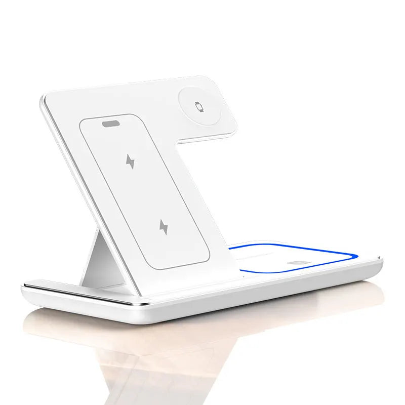 station de charge pliable 3 en 1