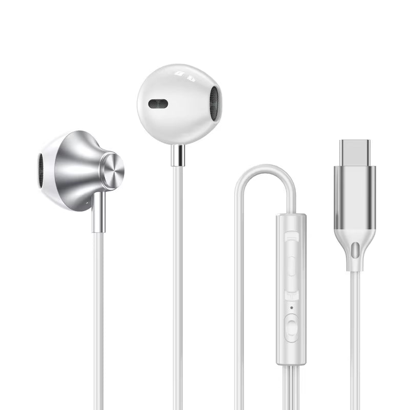 Écouteurs Samsung intra-auriculaires Hifi avec contrôle filaire, son surround, connecteur USB Type C ou Jack 3.5mm