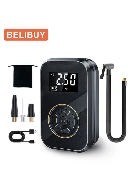 Compresseur d'air portable sans fil pour voiture, moto, vélo