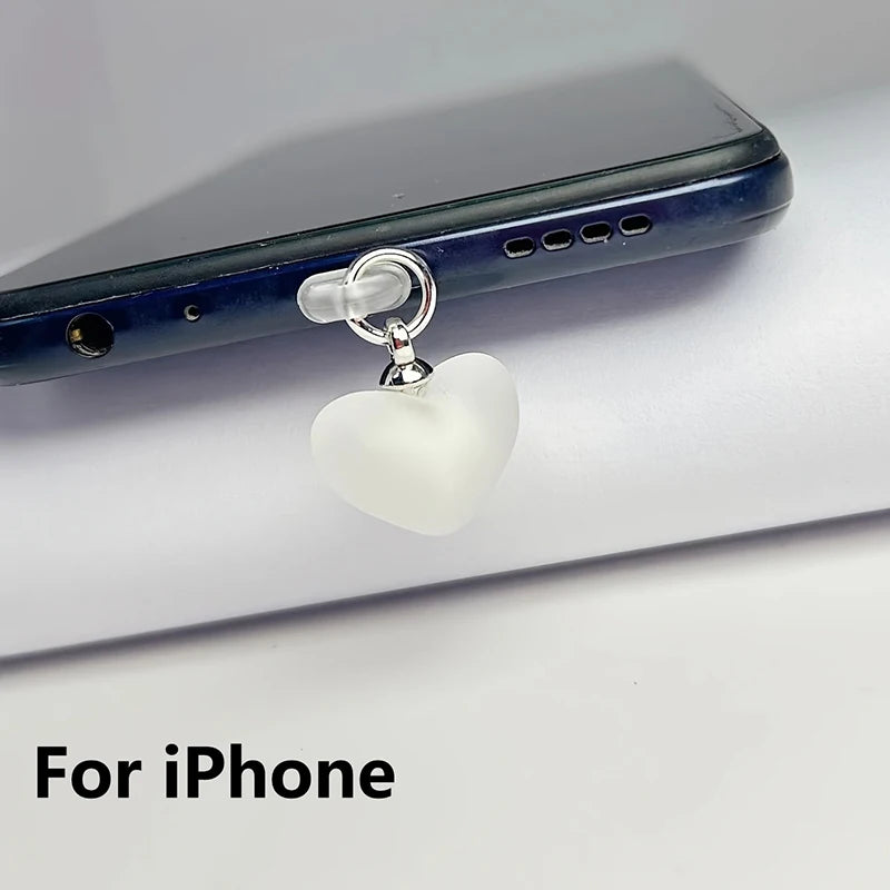 Pendentif anti poussière port de charge de téléphone iPhone/Type-C