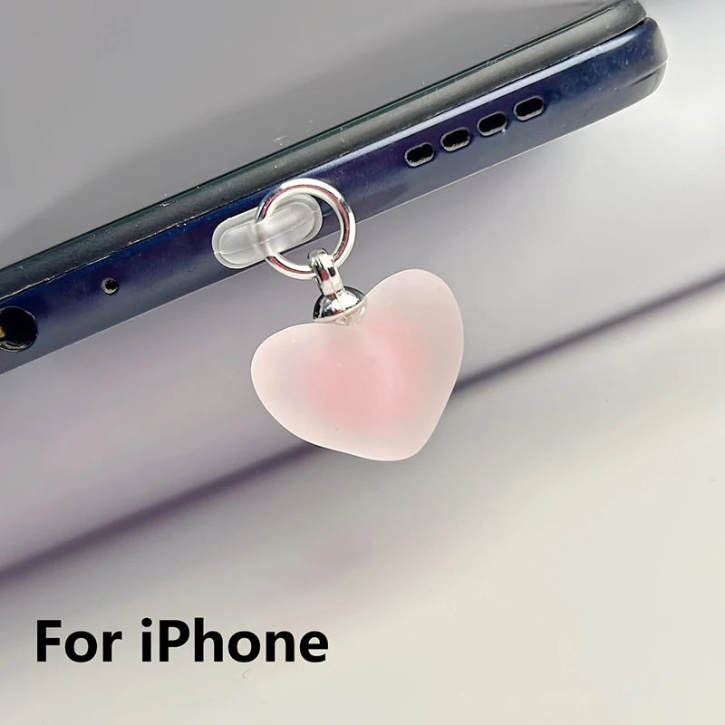 Pendentif anti poussière port de charge de téléphone iPhone/Type-C