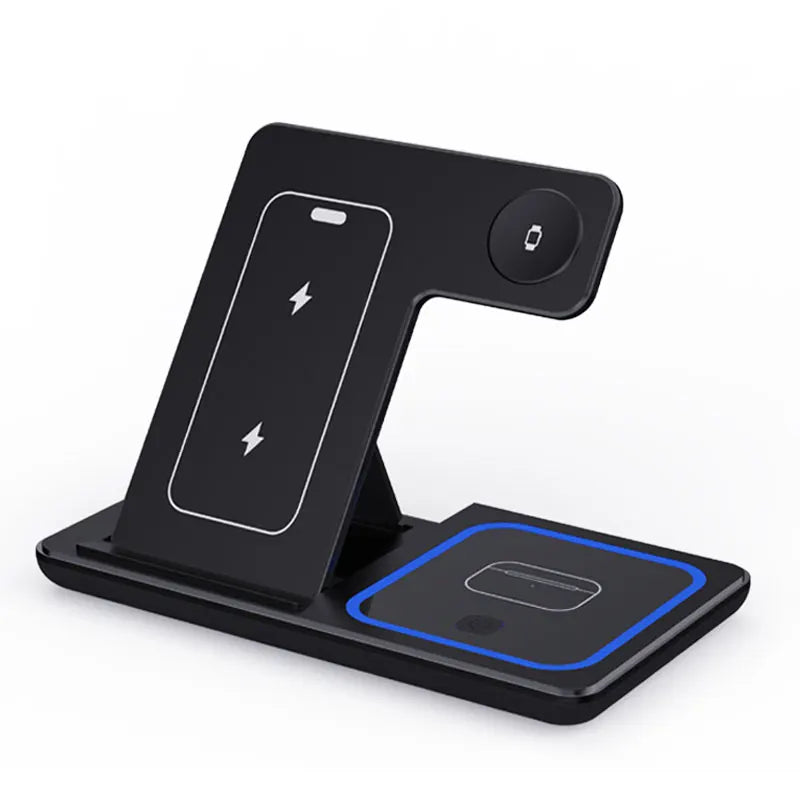 station de charge pliable 3 en 1