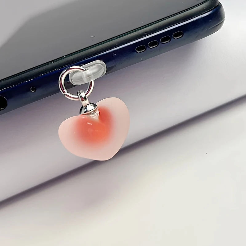 Pendentif anti poussière port de charge de téléphone iPhone/Type-C