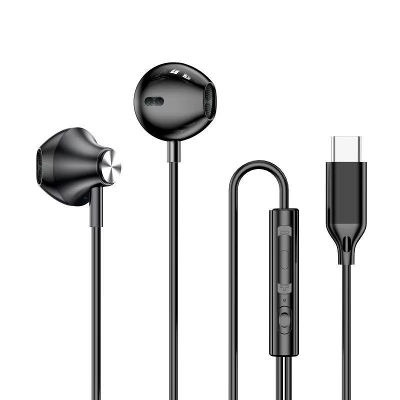 Écouteurs Samsung intra-auriculaires Hifi avec contrôle filaire, son surround, connecteur USB Type C ou Jack 3.5mm