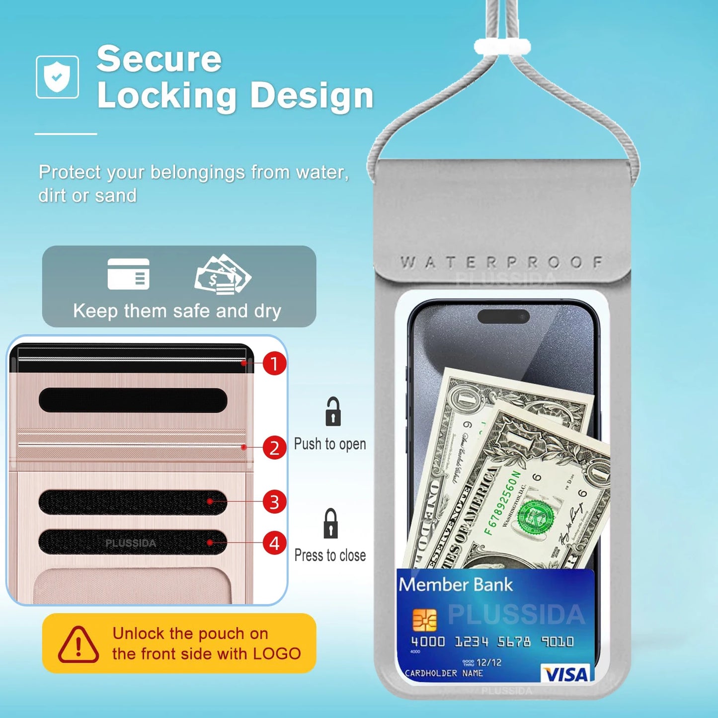 pochette universelle étanche pour téléphone