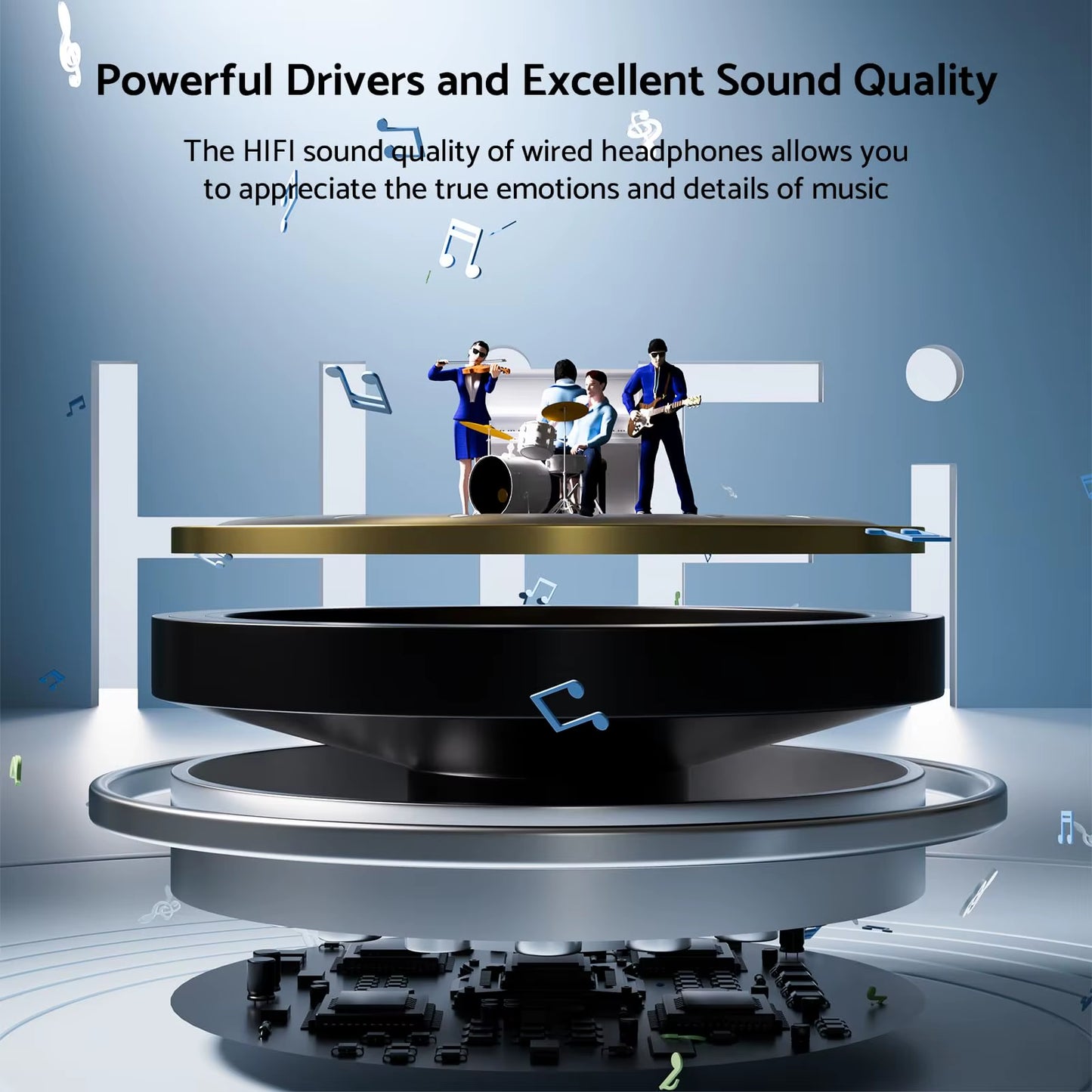 Écouteurs Samsung intra-auriculaires Hifi avec contrôle filaire, son surround, connecteur USB Type C ou Jack 3.5mm