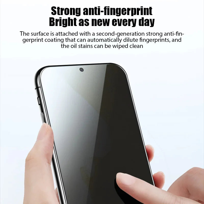 Lot de 2 verres trempés anti espion pour Samsung