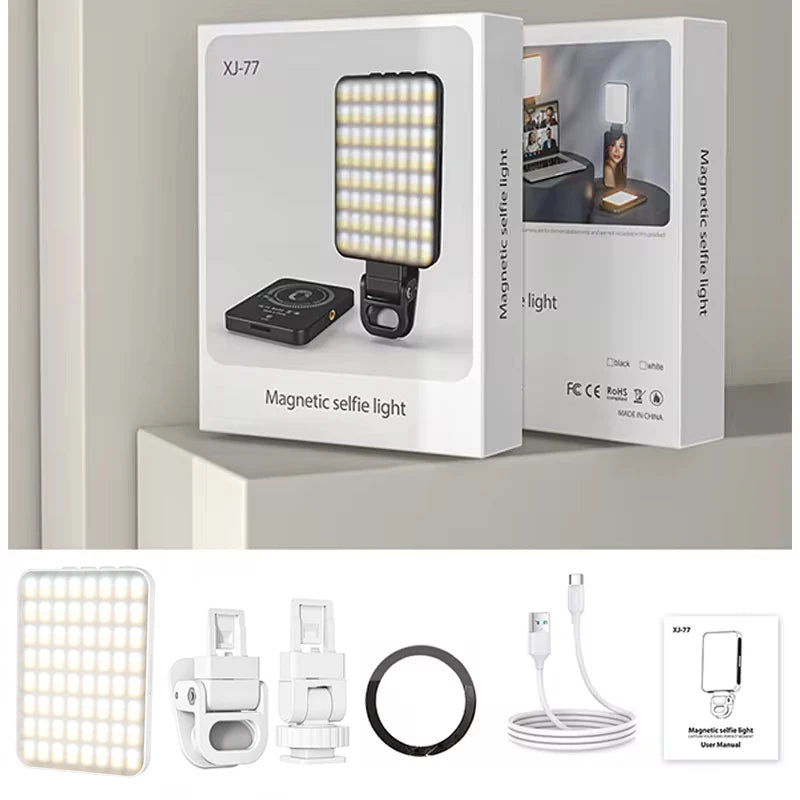 Lampe à Selfie Flash Portable, Magnétique, Rechargeable, Magsafe iPhone
