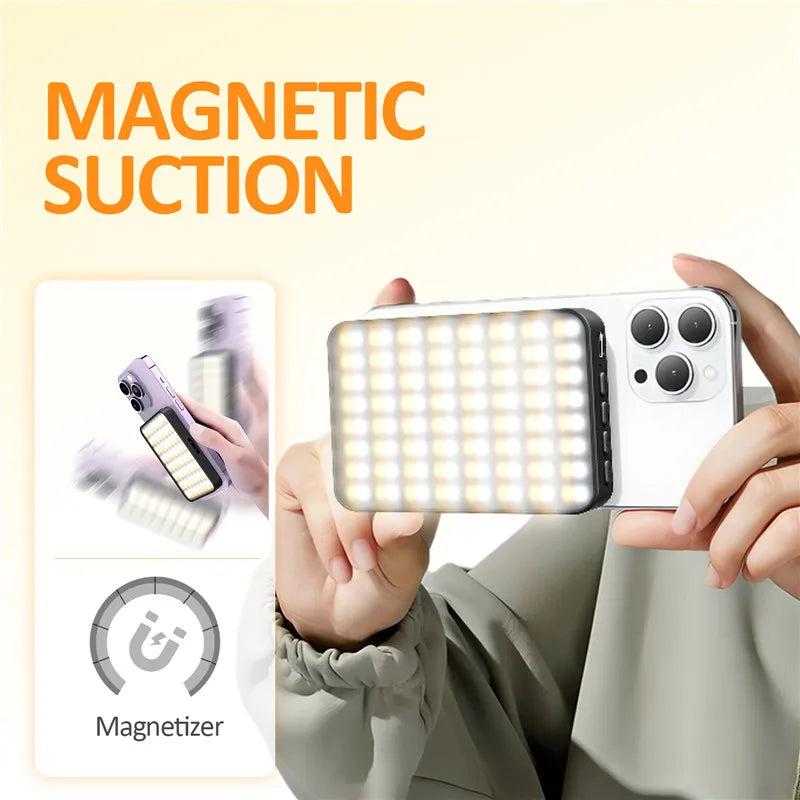 Lampe à Selfie Flash Portable, Magnétique, Rechargeable, Magsafe iPhone