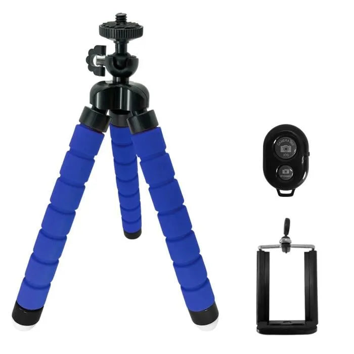 Mini Trépied flexible avec télécommande pour téléphone portable, appareil photo et GoPro