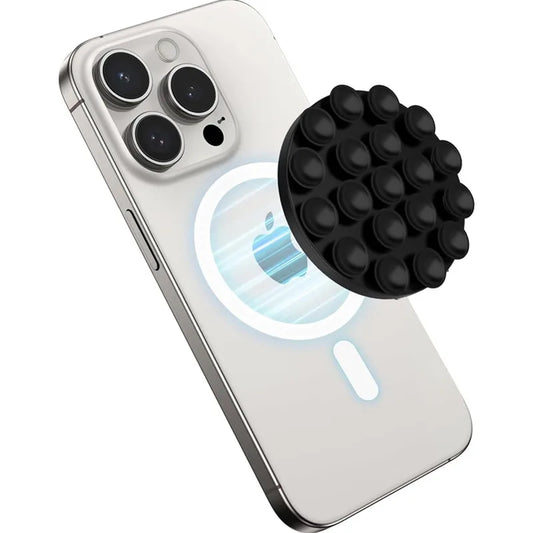 Support de poignée de téléphone à ventouse magnétique puissant en Silicone mains libres pour Magsafe 