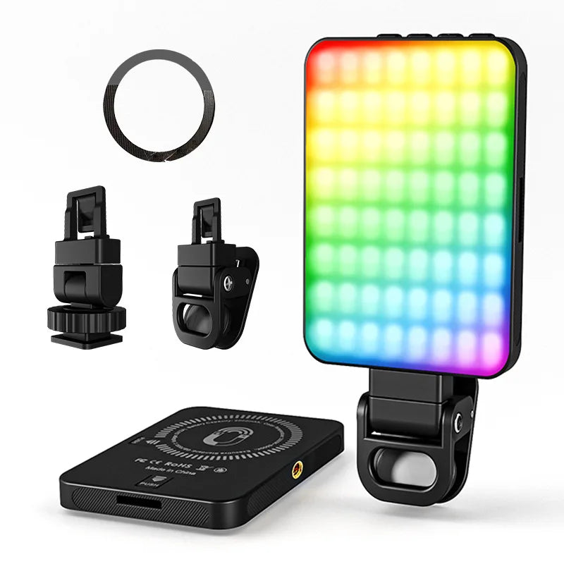 Lampe à Selfie Flash Portable, Magnétique, Rechargeable, Magsafe iPhone