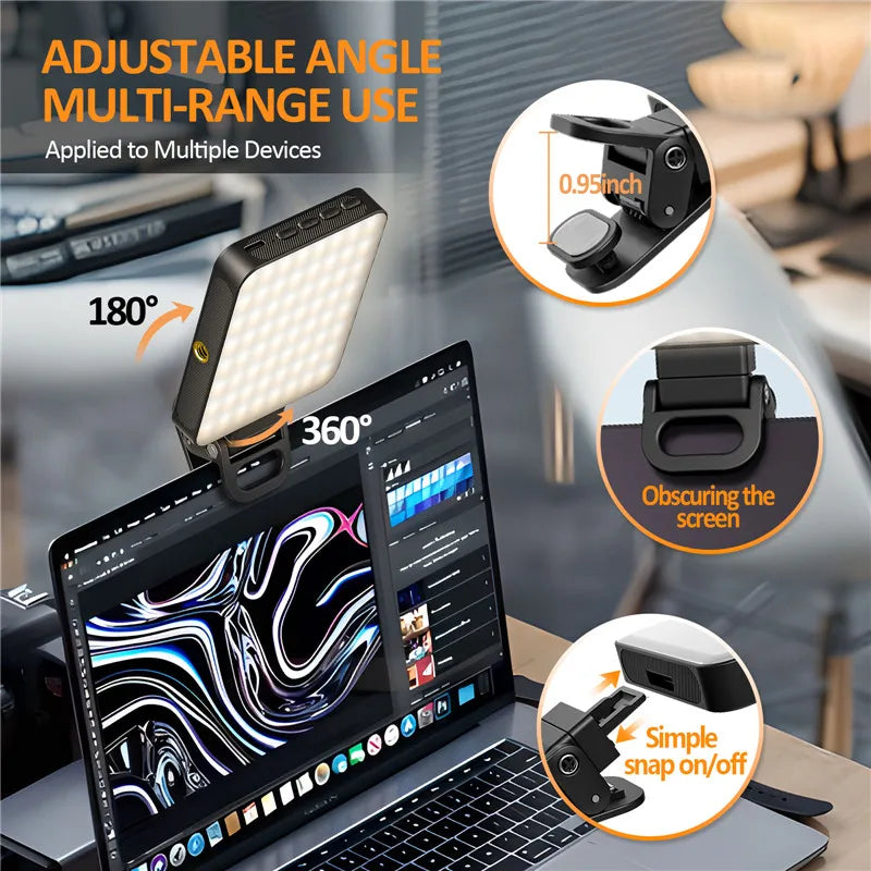 Lampe à Selfie Flash Portable, Magnétique, Rechargeable, Magsafe iPhone