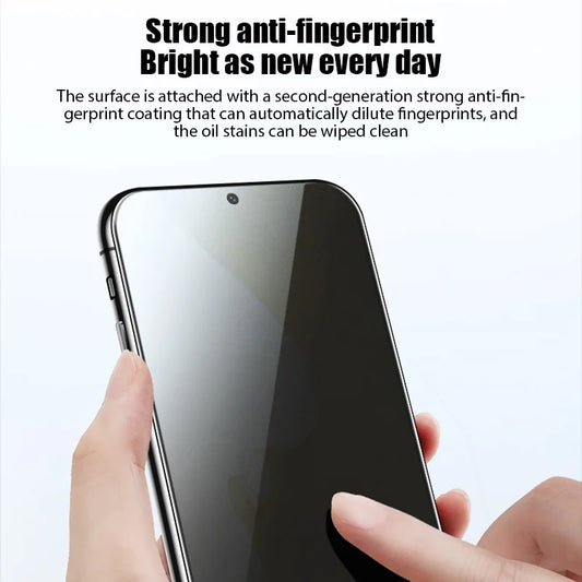 Lot de 2 verres trempés anti espion pour Samsung