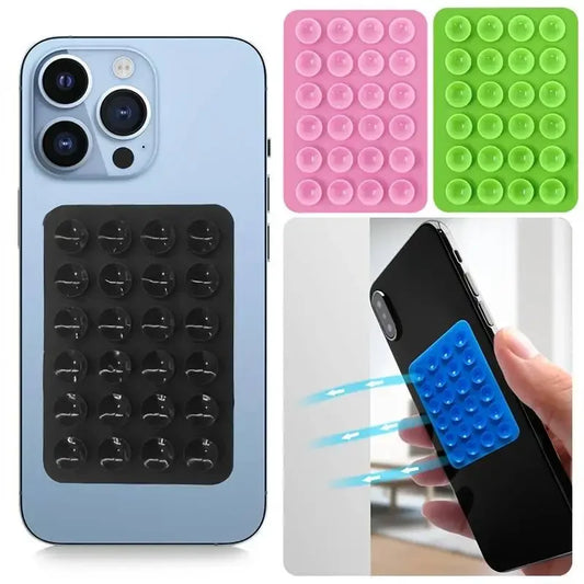 Support de téléphone à ventouse en silicone, antidérapant
